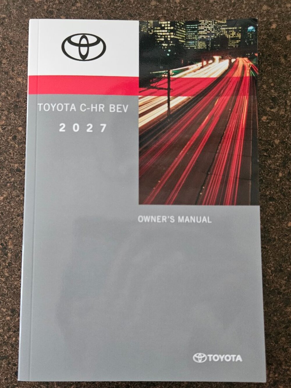 2027 TOYOTA CHR BEV Owner's Manual OM42N70U 01999-42N70
